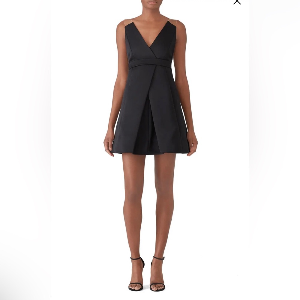 KAUFMANFRANCO Onyx Black Cocktail Dress - Picture 3 of 10